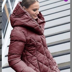 Jessica Simpson Dusty Pink Mauve Puffer Coat
